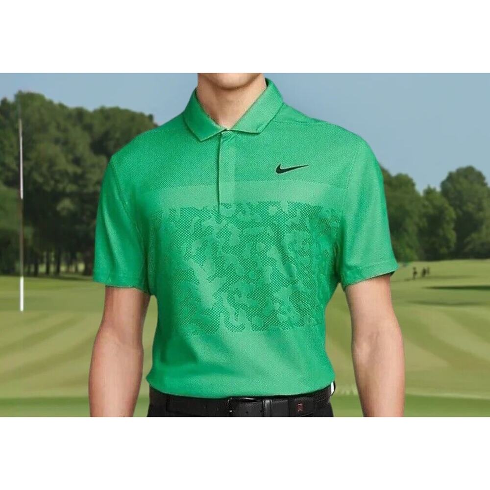 Nike Tiger Woods Dri-FIT ADV Golf Polo Shirt XL Stadium Green DR5327-324 NWT